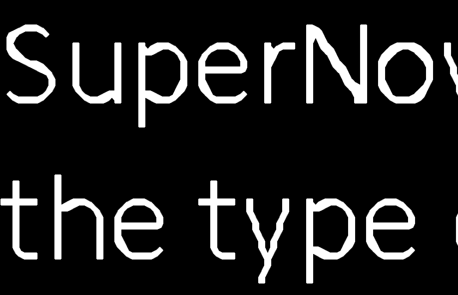 Example of  standard font smoothing